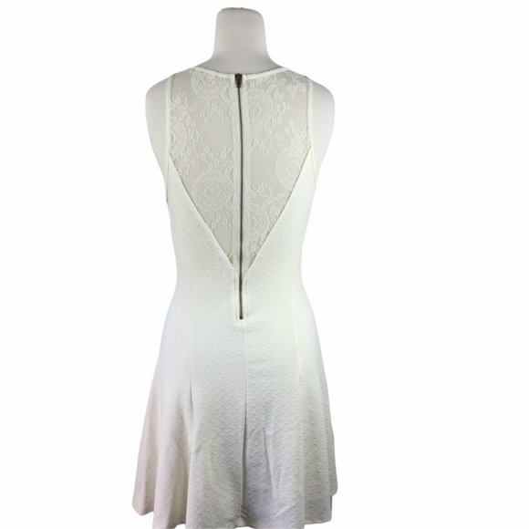 Monteau Sleeveless White Dress, Lace Top, M, 2/$20 - Picture 2 of 6